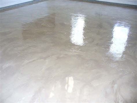 light grey interior concrete floor